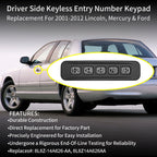 Keyless Entry Keypad for Lincoln Ford F-250/350/450/550 (2001-2012)