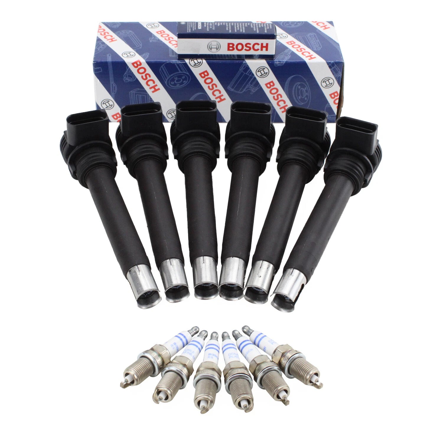 Set of 6 Ignition Coils for Audi A6 S5 V6 (2005–2011) - OE Fine Wire Platinum