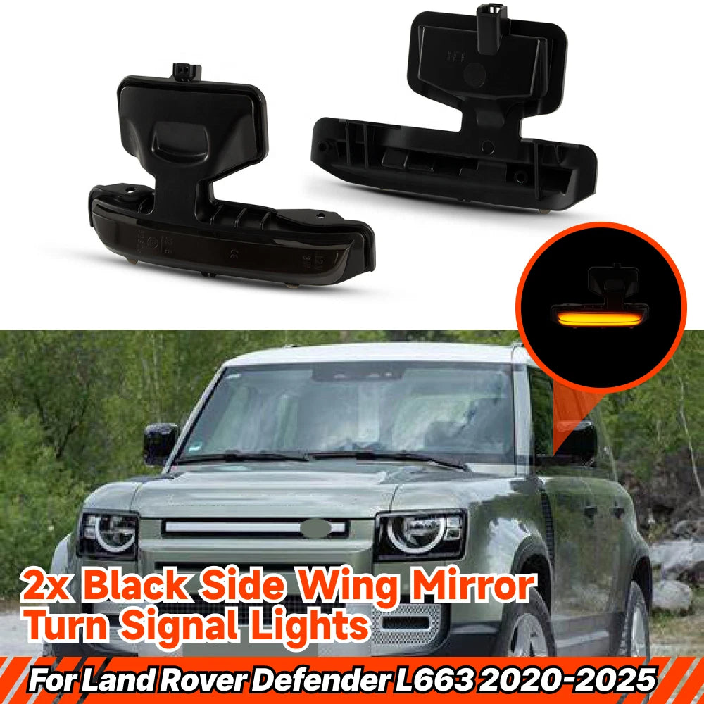 2X Dynamic LED Turn Signal Lights for Land Rover Defender L663 (2020–Present)