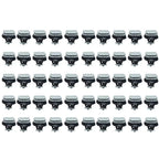 50PCS A Pillar Side Trim Clips for Iveco Daily (2000–2023) Grey Plastic