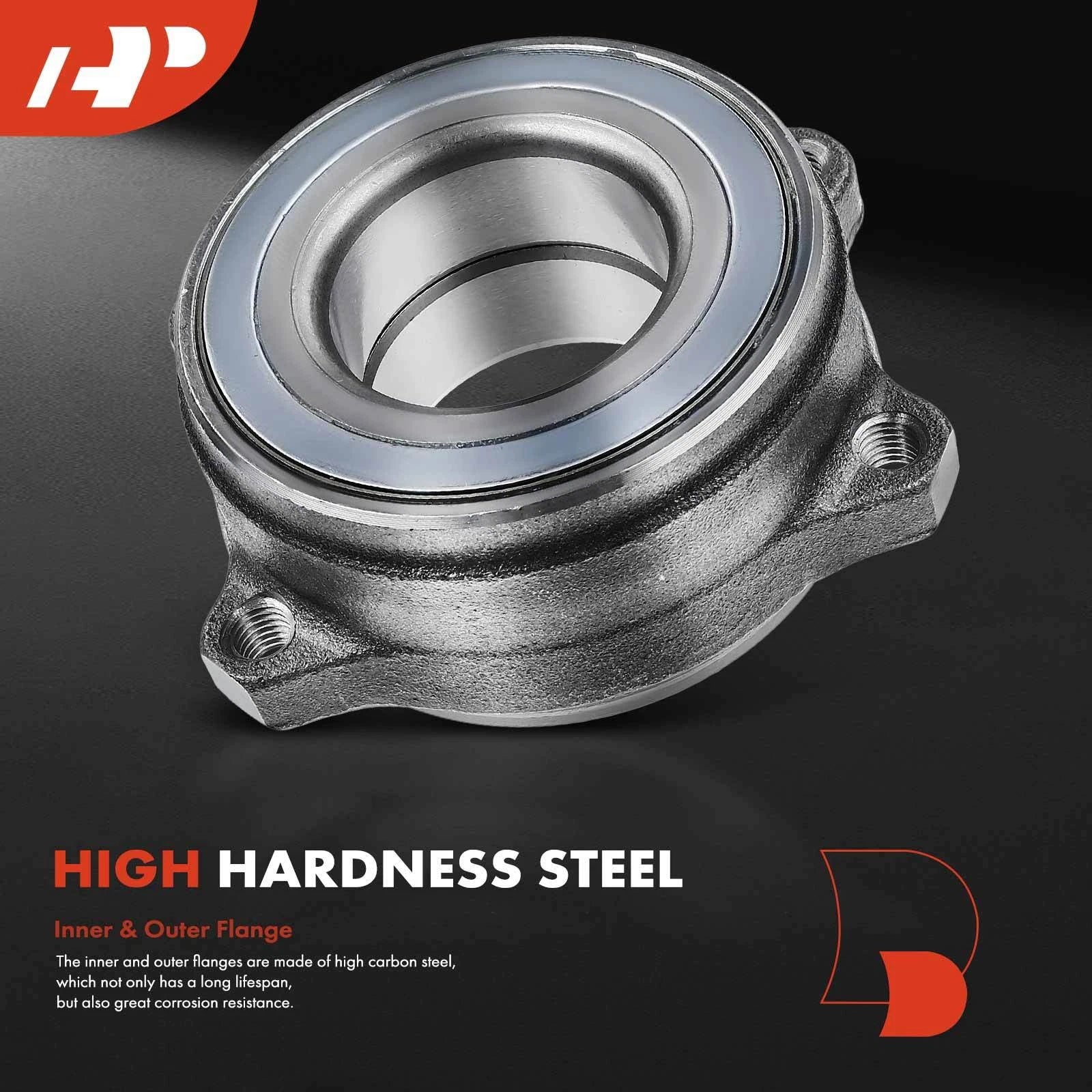 2X Front or Rear Wheel Hub & Bearing Assembly for Benz C63 AMG (2012)