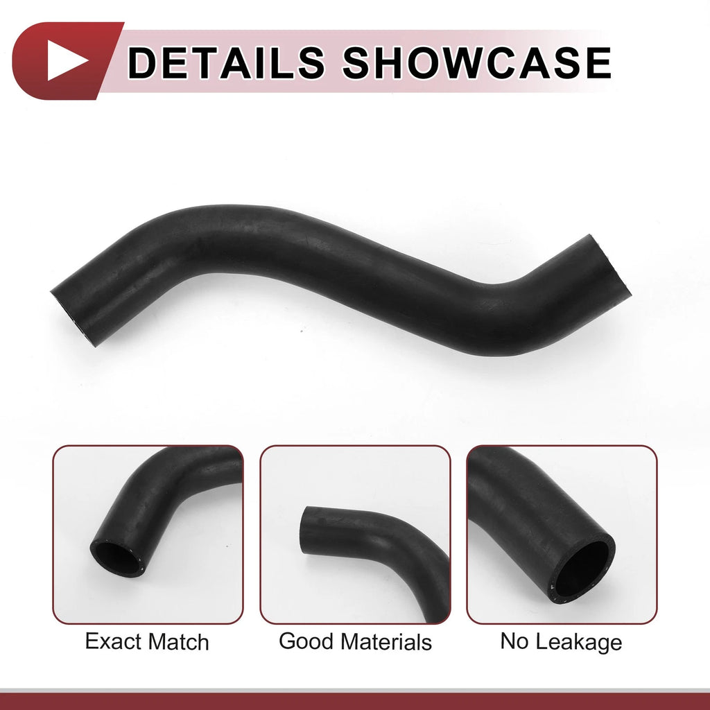 Radiator Coolant Hose for Lexus LS430 (2001–2006) No. 16571-50180 Rubber Black