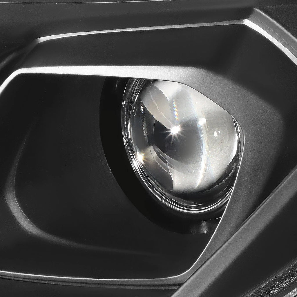 Projector Headlights for Chevy Equinox (2016–2017) Black Clear w/Turn Signal