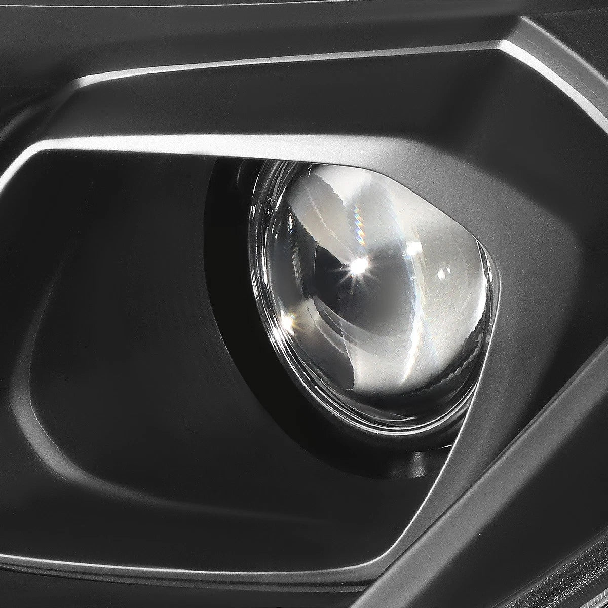 Projector Headlights for Chevy Equinox (2016–2017) Black Clear w/Turn Signal
