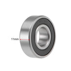 Set of 10 6202-2RS Deep Groove Ball Bearings for Various Models (15x35x11mm)