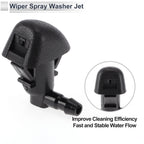 Washer Nozzle Set of 6 w/ Hose Connector for Honda 