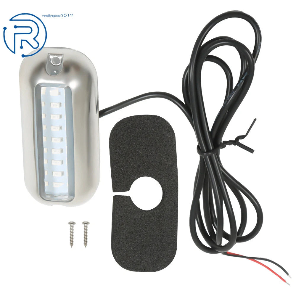 27 LED Underwater Transom Lights for Marine Boat (316 Stainless Steel)