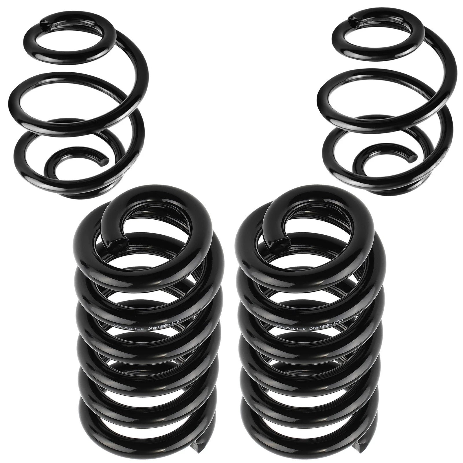 3" Front 4" Rear Lowering Springs for C10/C15 Trucks (1963–1972)