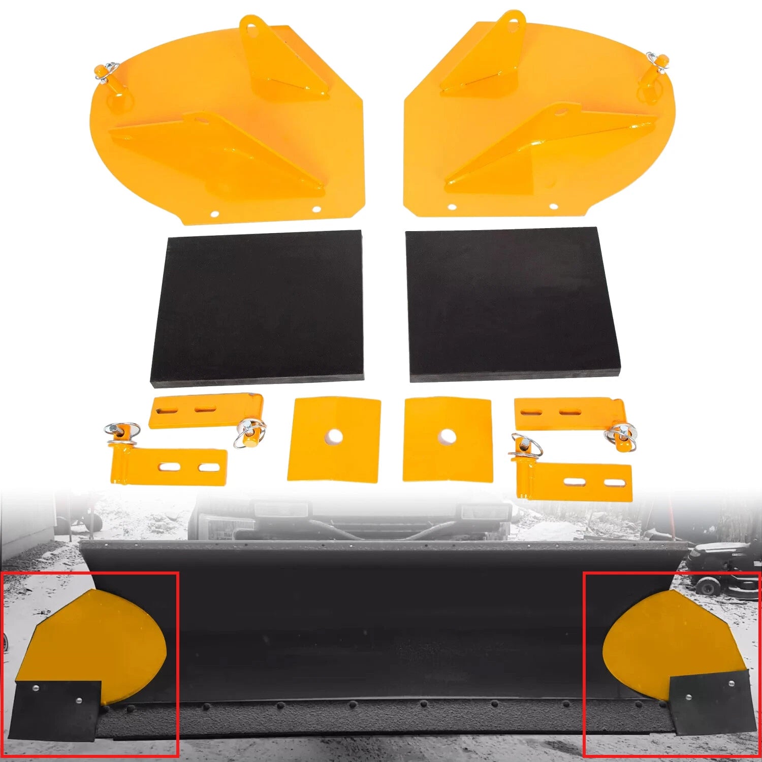 Wing Extensions for Meyer Western Pro Wings Snow Plow Blade (20")