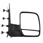 Clear Passenger Side Telescoping Black Mirror for Ford Econoline (2003–2014)
