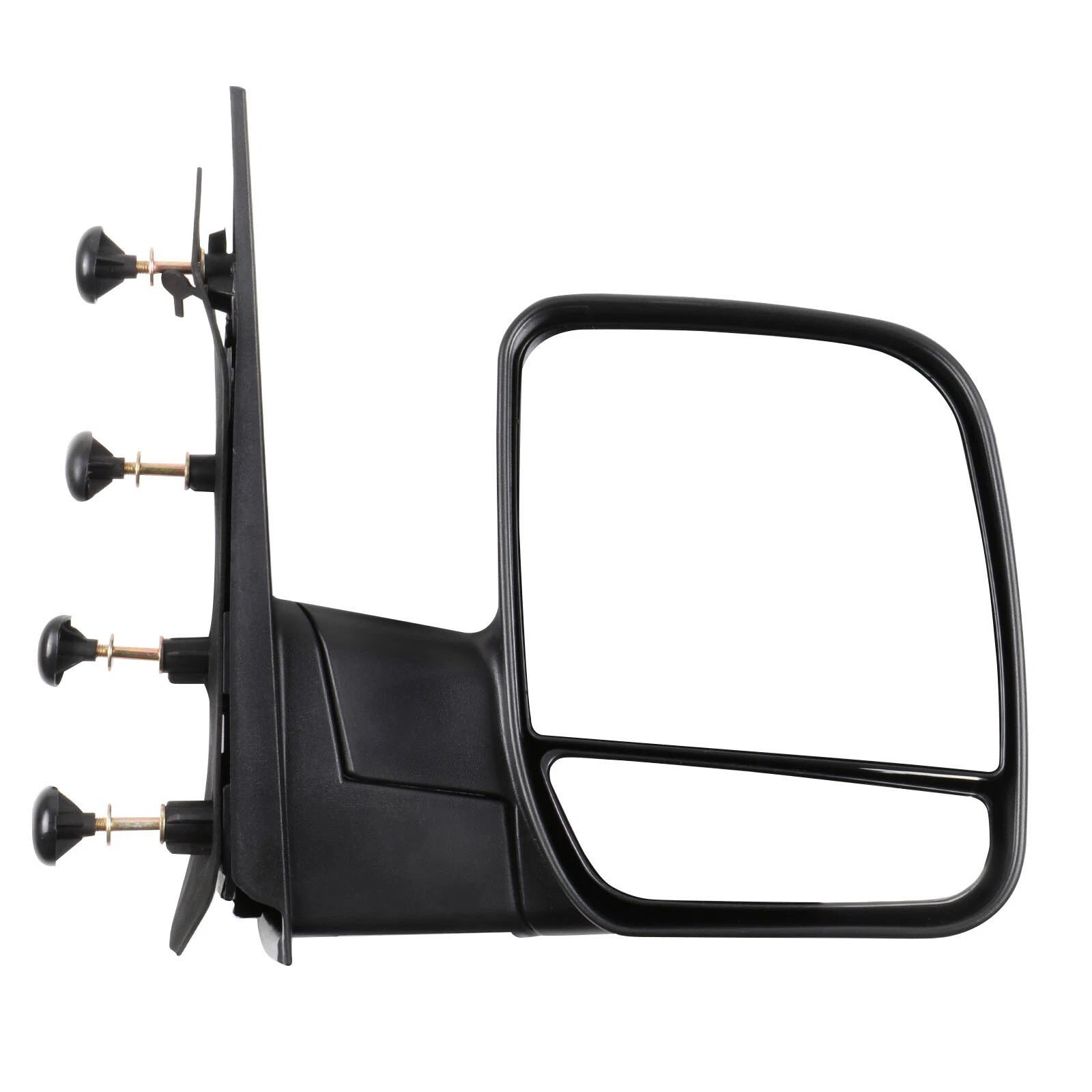 Clear Passenger Side Telescoping Black Mirror for Ford Econoline (2003–2014)
