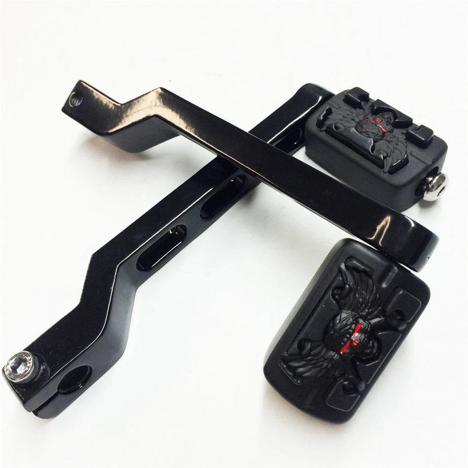 Gear Shift Skull Foot Lever Pegs for Electra Glide FLTS (2000–2023)