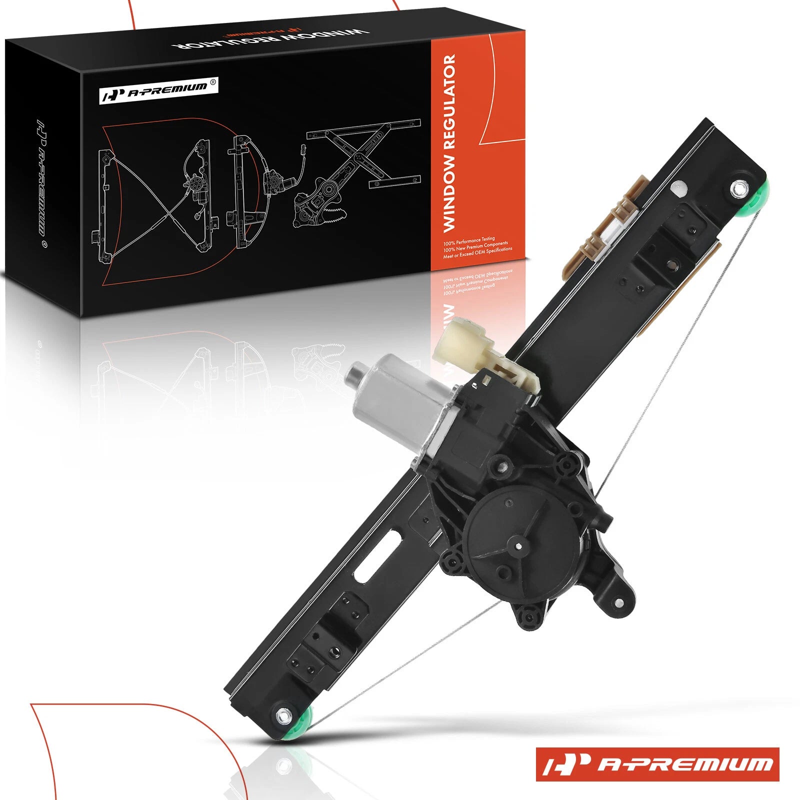 Rear Right Power Window Regulator with Motor for Ford Focus (2012–2018)
