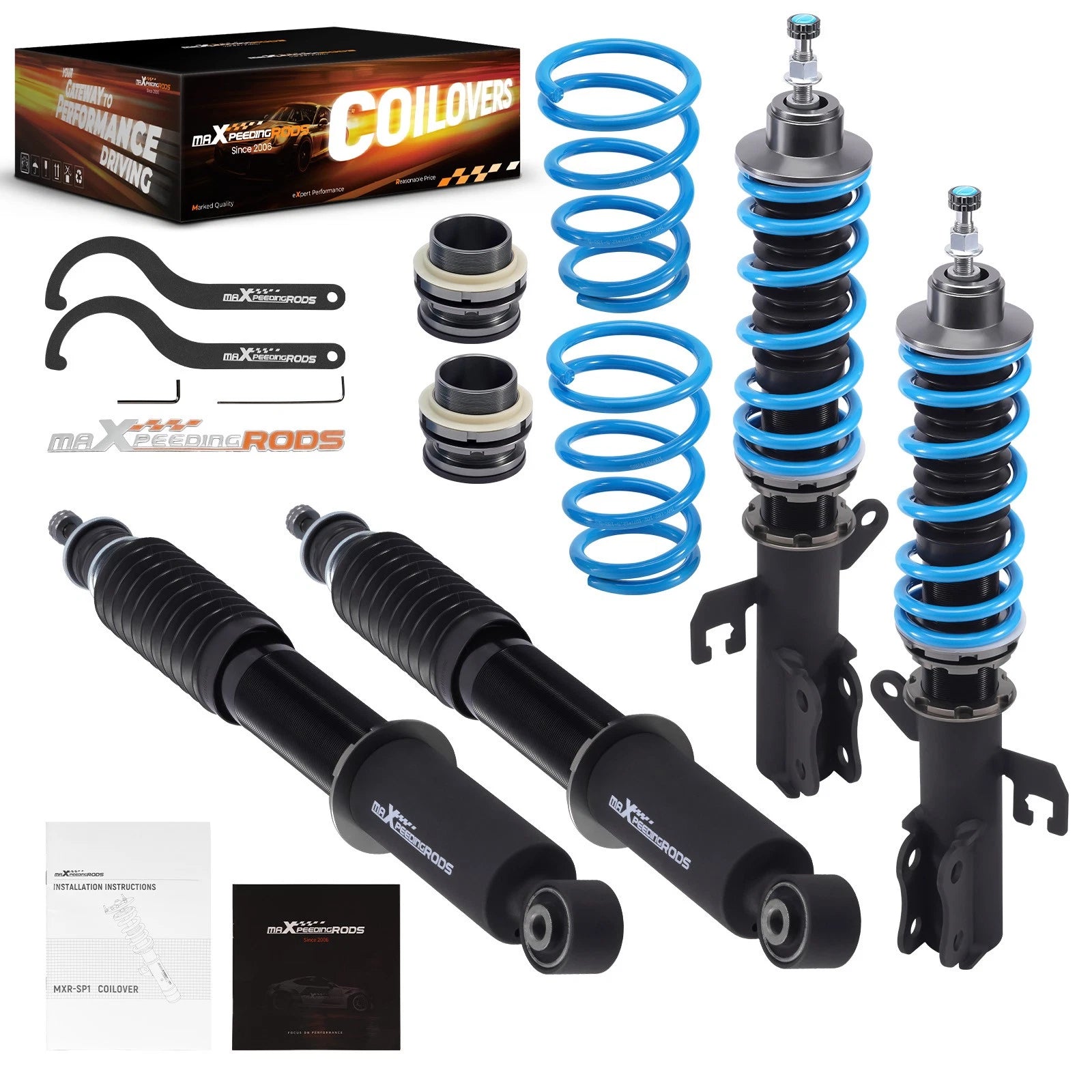 MaXpeedingrods T6 Coilovers Suspension Lowering Kit for Nissan Versa Note (2013–2019)