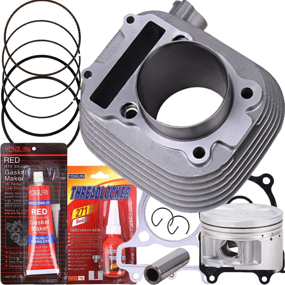 71mm 229cc Cylinder Piston Gaskets Kit for Yamaha Bear Tracker 250 (1999–2004)