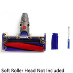 Set of 4 Vacuum Cleaner Attachments Blue Plush Strips Hose Kit