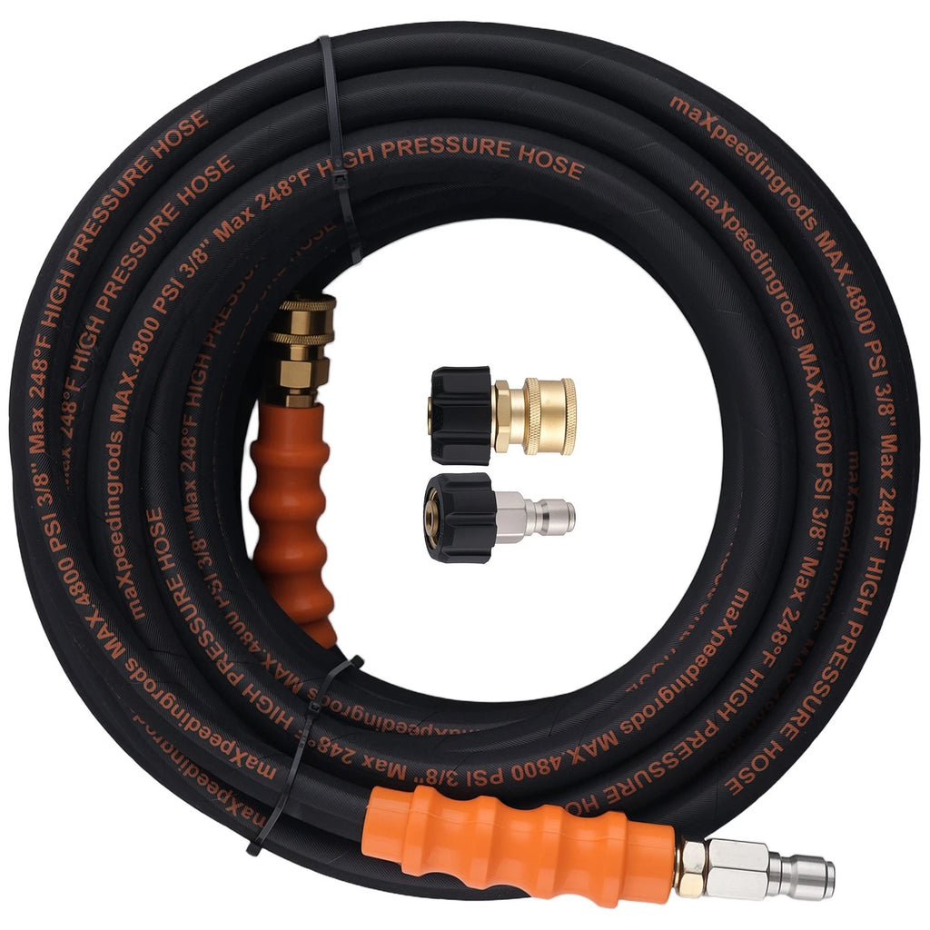 3/8" Pressure Washer Hose for M22-14mm (4800PSI, 75FT, 248°F)
