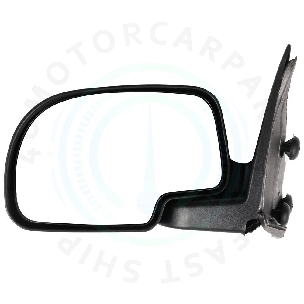 2X Manual Fold Side View Mirrors for Chevy Silverado 1500 (1999–2006)