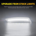 Set of 4 LED Bumper Side Lens Marker Lights for Chevrolet Camaro (2016–2022)