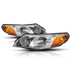 Chrome Housing Headlight Amber Corner Signal Lamps for Honda Civic Sedan (2006–2011)