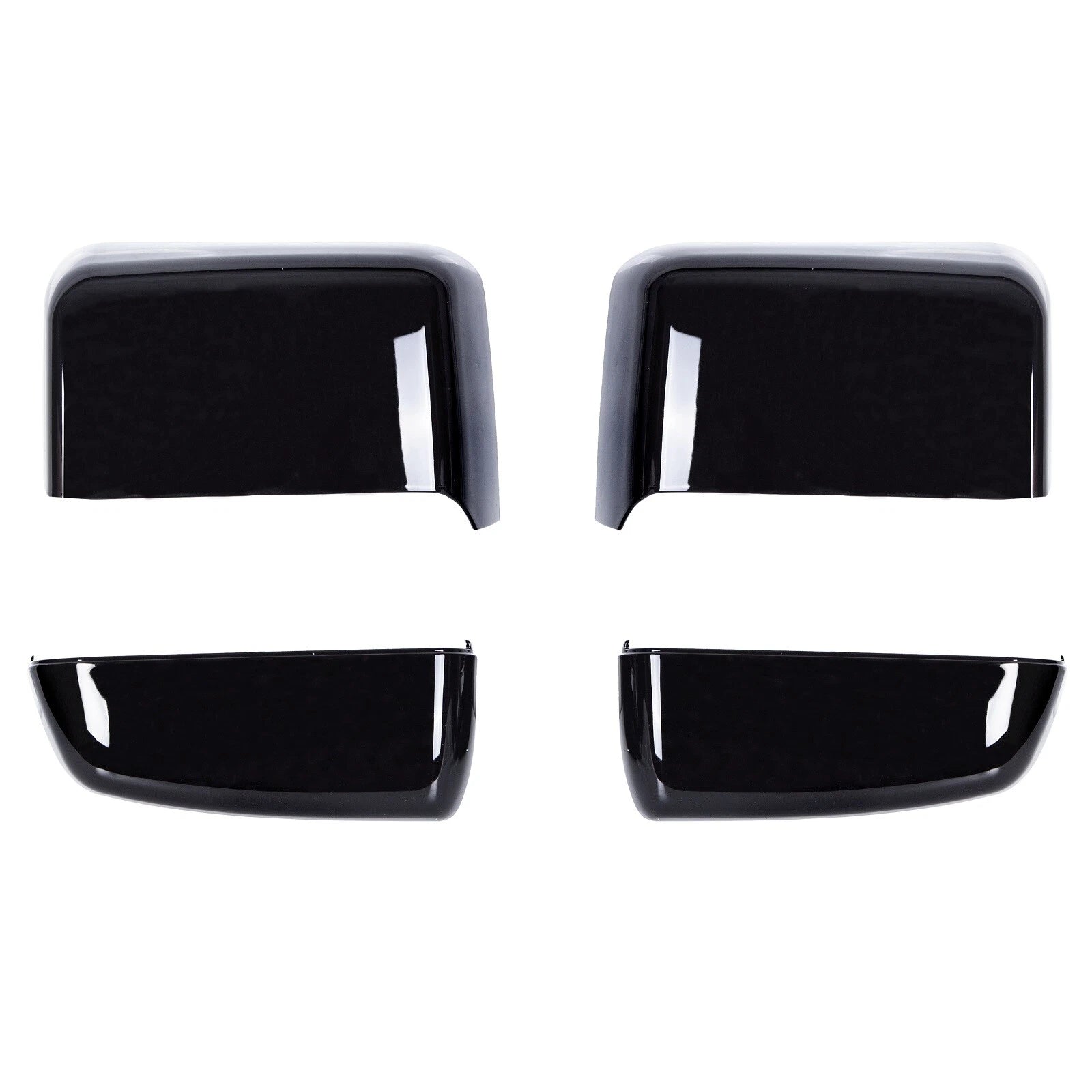 Gloss Black Tow Mirror Cap Cover for Chevy Silverado GMC Sierra (2014–2019)
