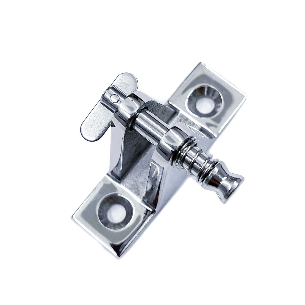 Set of 2 Stainless Steel Bimini Top Deck Hinge Mount Fittings for Marine Boat
