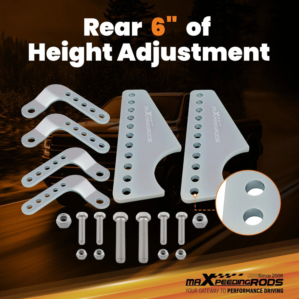Adjustable Lower Coil Over Shock Mount Kit for 3" Axle Tubes Universal (2000–2005)