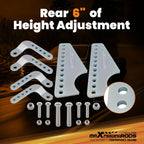 Adjustable Lower Coil Over Shock Mount Kit for 3" Axle Tubes Universal (2000–2005)