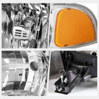 LED Headlight with Clear Corner for Honda Civic 2/3-Dr (1992–1995)