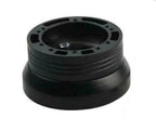14 Inch Black Barrel Wood Steering Wheel with Bowtie Horn for 1974–1994 Chevy Pickup