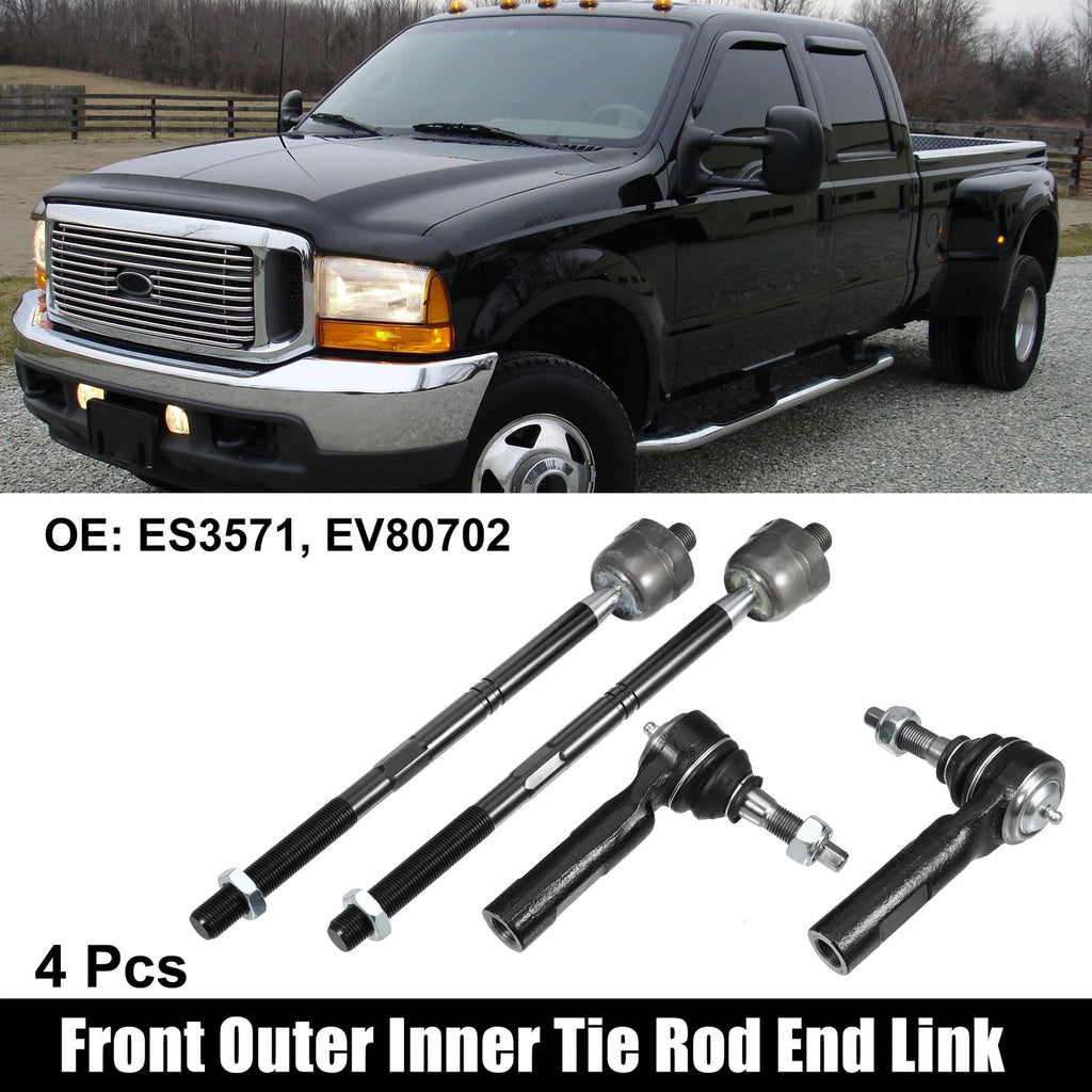 Set of 4 Tie Rod Ends for Dodge Charger 