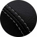 Leather Console Lid Armrest Cover for Ford Mustang (1987–1993) Black