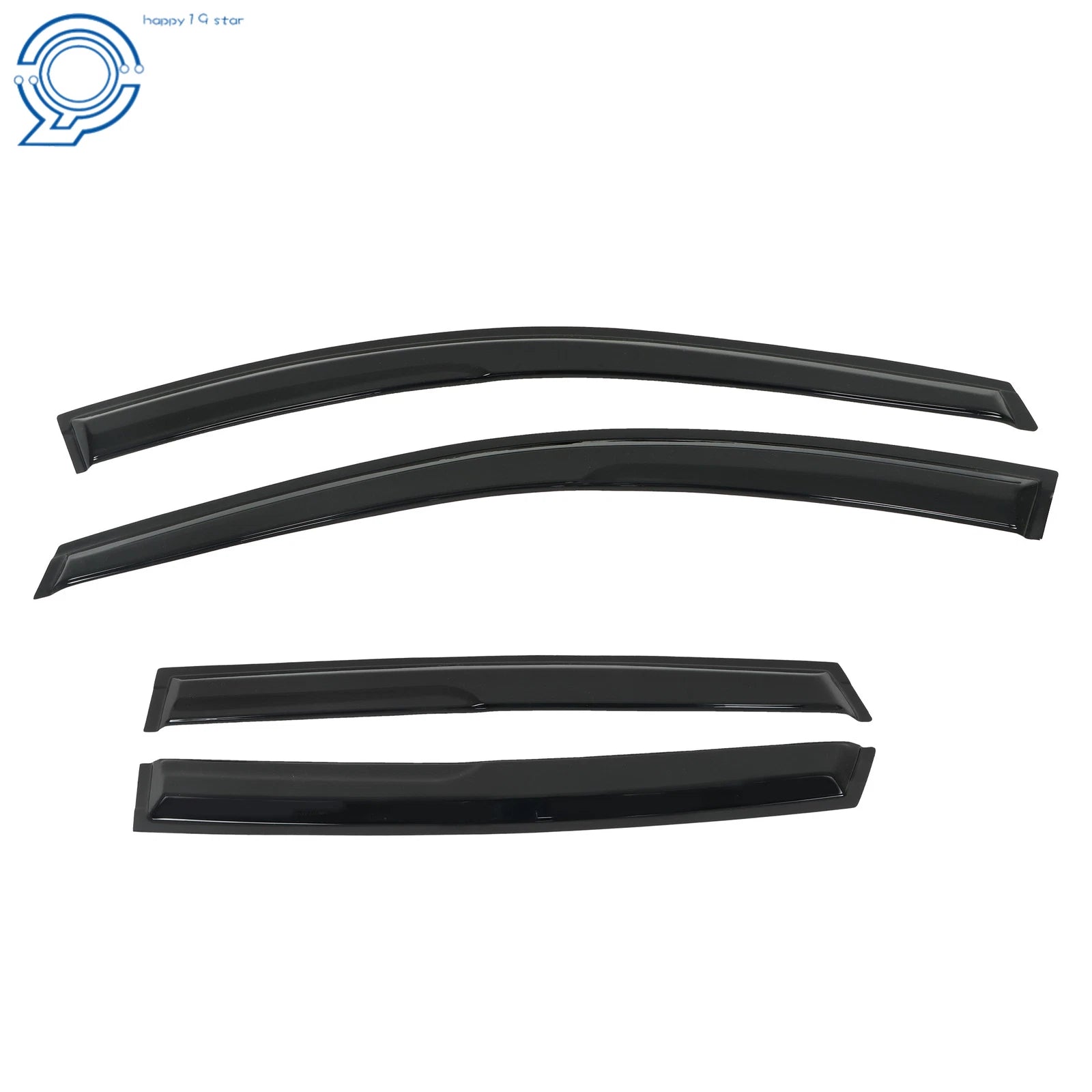 Set of 4 Window Visors for Honda CR-V (2007–2011)