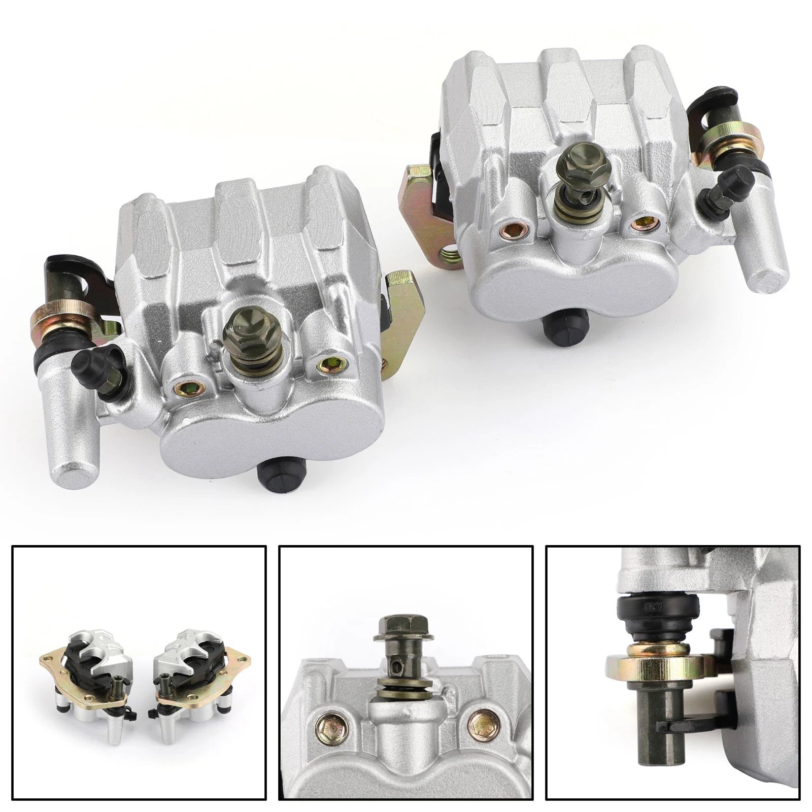 Set of 2 Front Brake Calipers for Yamaha YXR45F YXR660FA YXR660 YXR700