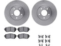 Front Brake Pad and Rotor Kit for Mazda 6 (2016–2017) YP397NR