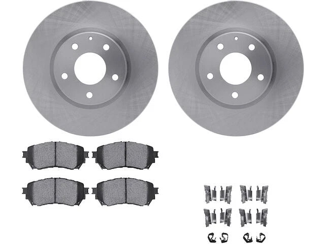 Front Brake Pad and Rotor Kit for Mazda 6 (2016–2017) YP397NR