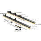 3-Place Weeder Trimmer Rack Holder for Enclosed Landscape Trailer