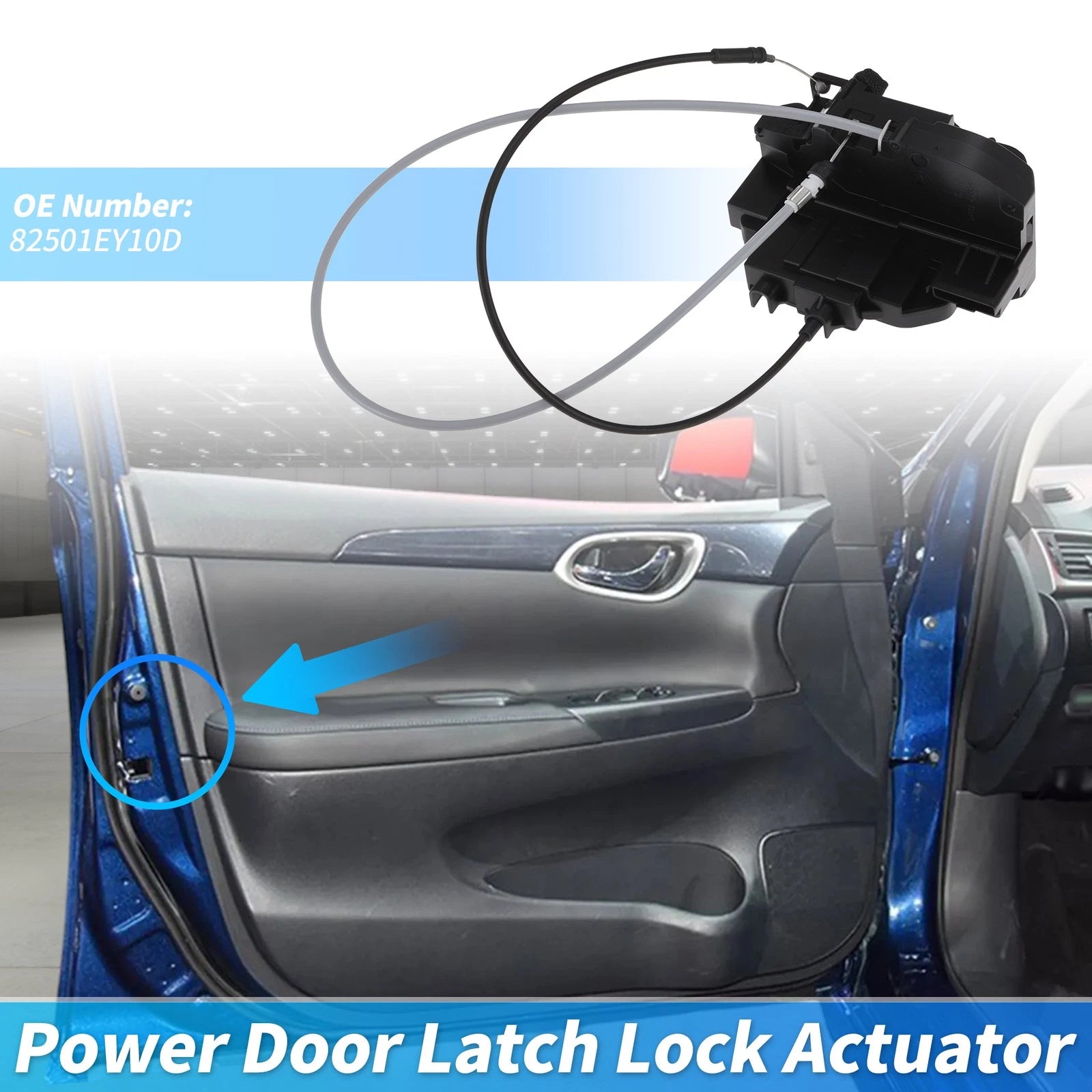 Rear Left Power Door Lock Actuator 82501EY10D for Nissan Dualis J10 (2007–2014)