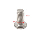 8PCS Rear Fender Mounting Bolt Screw for Harley FLSTFI Softail Fat Boy (2000–2017)