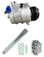A C Compressor Kit Replacement for BMW 328i 3.0L 6-Groove Pulley (2013–2013)