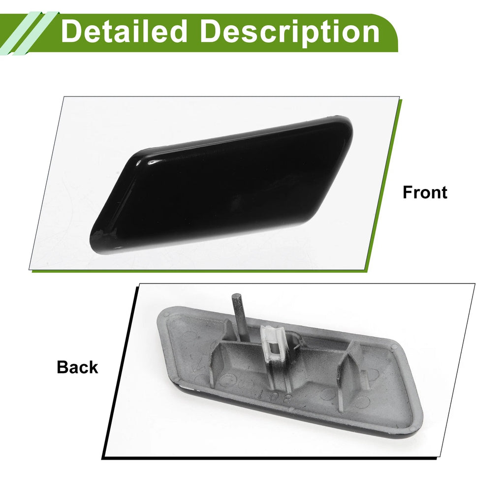Front Left Washer Nozzle Cover Cap for Lexus GX460 (2014–2019) 8504560080 Black