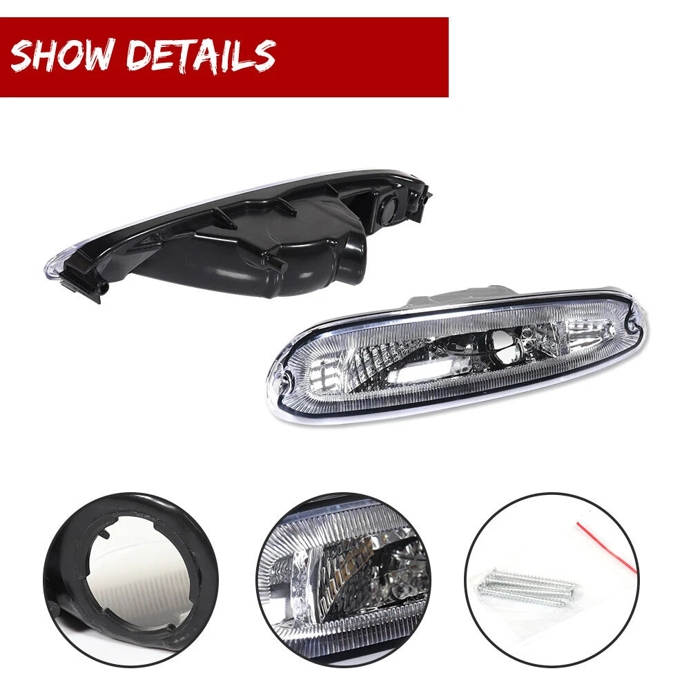 Clear Front Bumper Signal Lights for Mazda MX-5 Miata (1990–1997)