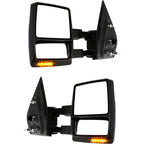 Tow Mirror Set for Ford F150 (2009–2014) Power Heated Signal Light