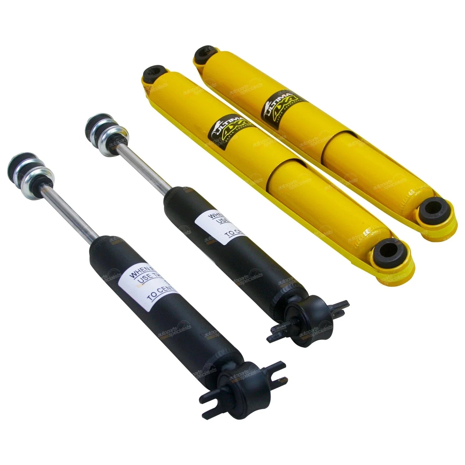 4 x Front & Rear Gas Shock Absorber for Hilux LN55 (1983–1984)