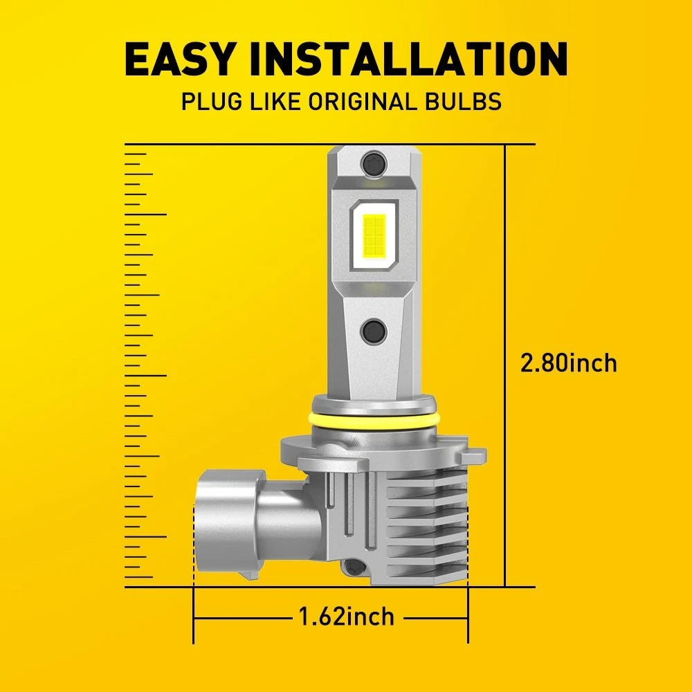 2X H10 LED Headlight Bulbs for AUXITO (60000LM)