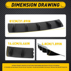 Rear Diffuser Fins for Cadillac CTS XTS ATS CT4 CT5 (2014–2023)