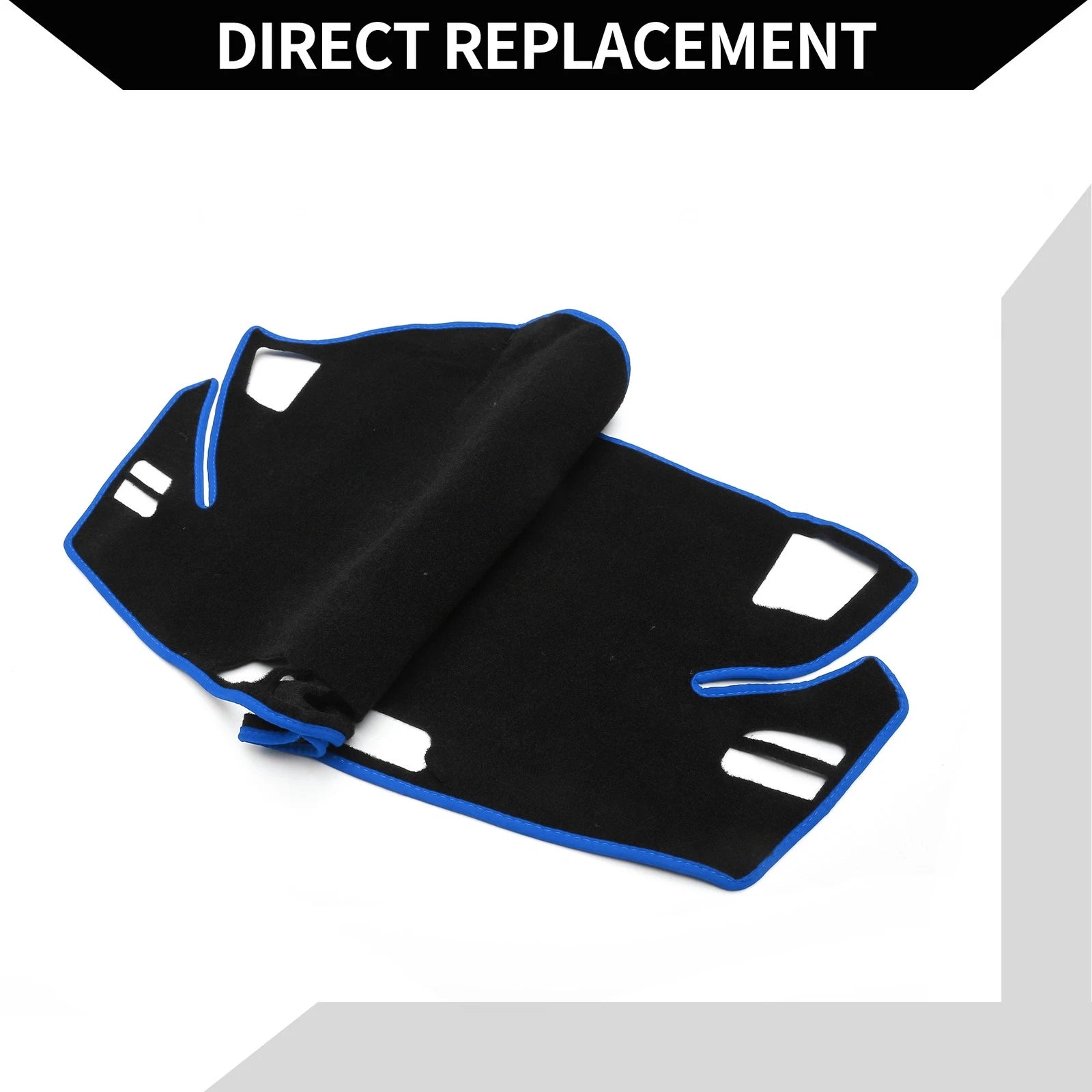 Dashboard Cover Mat for Honda Odyssey (2022–2024) Black Blue