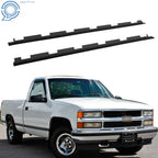 Set of 2 Outer Front Window Sweep Weatherstrip Seals for Chevy GMC Pickup (88–99)