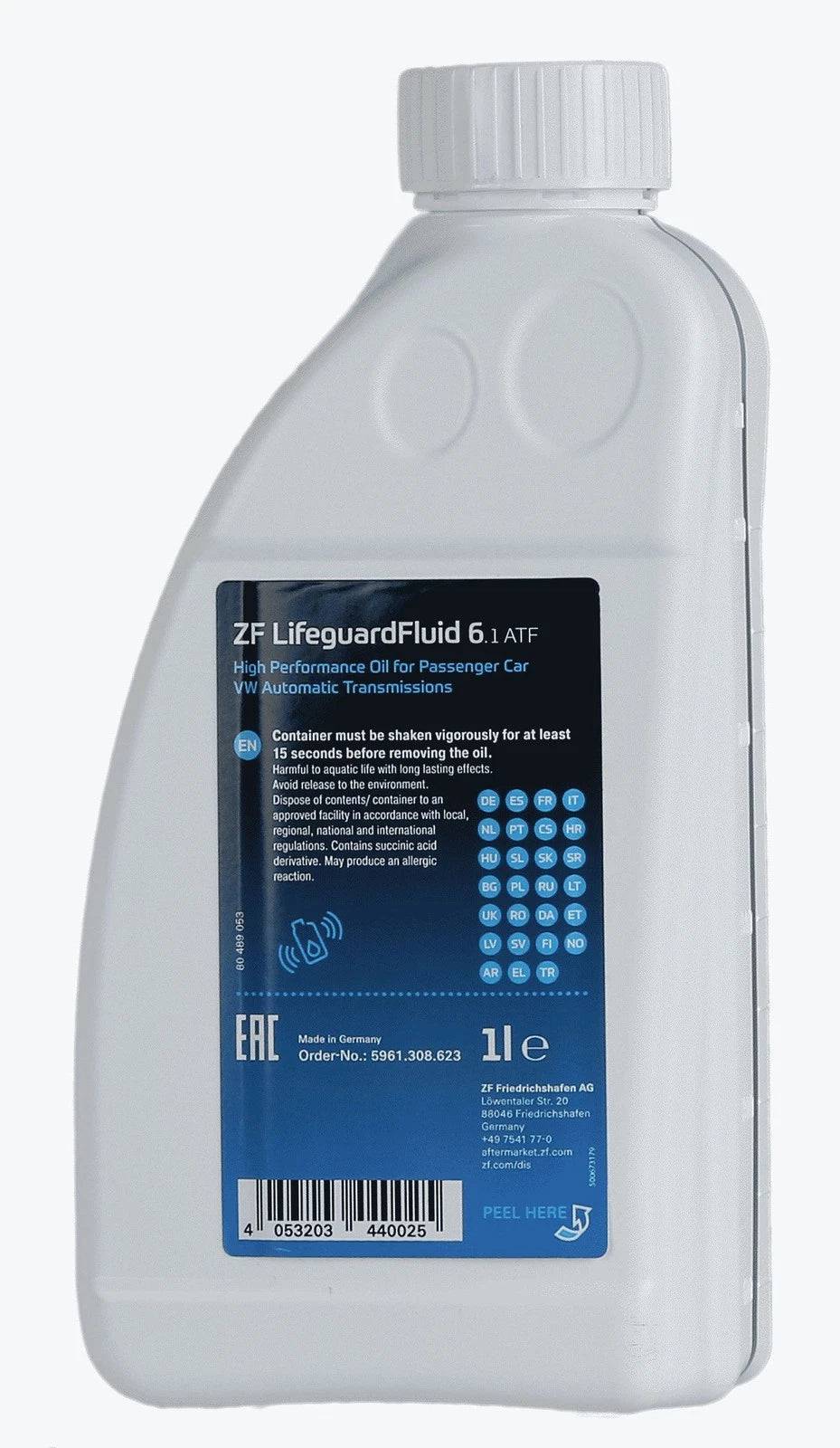 Automatic Transmission Fluid for ZF 6.1 ATF (1 Liter)