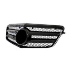Shiny Black Front Grille for 2009-2010 Benz E-Class E63 E250 E550 E350 4DR